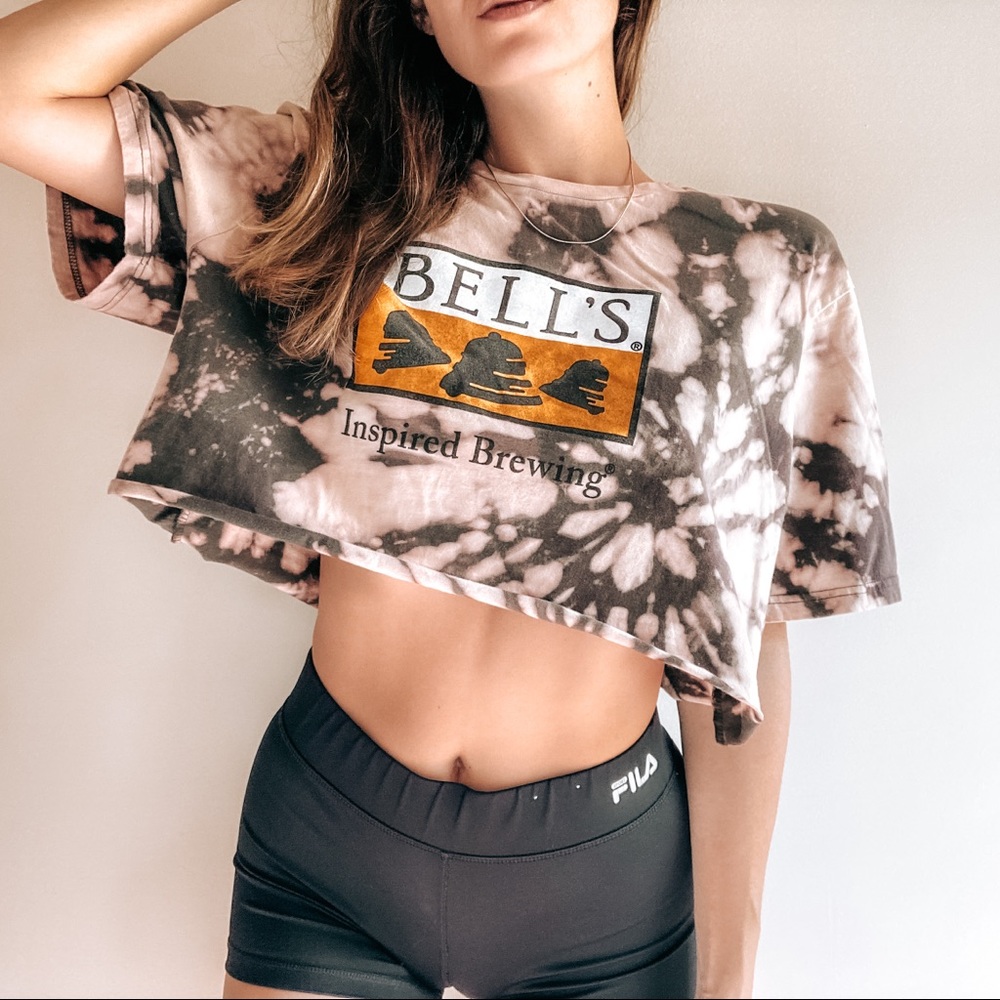 Bells Brewing Co. Tie Dye Crop Top